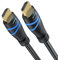 BlueRigger 4K HDMI Cable (6M/20FT, 4K 60Hz HDR, HDCP 2.3, High Speed 18Gbps, in-Wall CL3 Rated) - Compatible with PS5/PS4, Xbox, Roku, Apple TV, HDTV, Blu-ray, PC