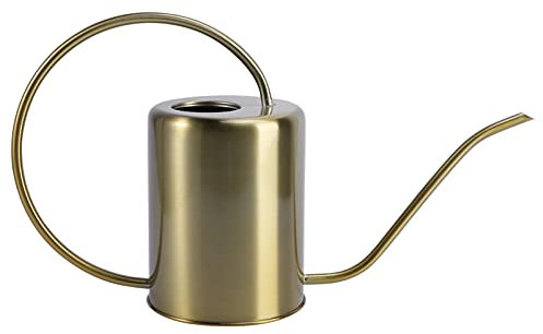 Yardwe Giesskanne Innen Zimmerpflanzen Gie? 2L Garten Gie? Bew?sserung Wasserkocher Eimer Metall Auslauf Gie? Zinn Beregnung Wasserkocher Gartenger?te Goldene Bew?sserungs- Kessel Giesskanne Innen