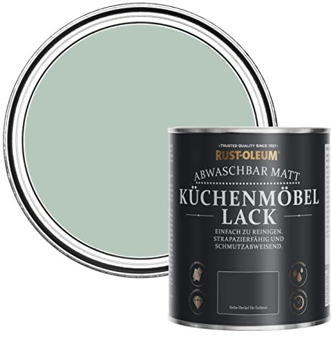 Rust-Oleum Küchenmöbellack in mattem Finish - Pastellgrün 750ml