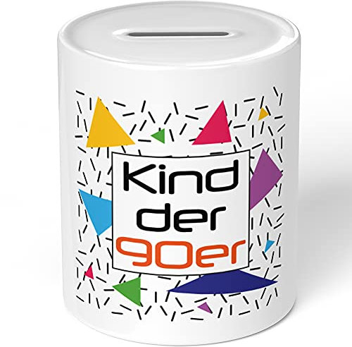 JUNIWORDS Spardose Sparbüchse, Kind der 90er