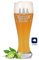 JUNIWORDS Weizenbierglas mit Gravur, Camping Mode, Bierglas