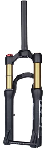 HIMALO Fourche À Suspension Pneumatique VTT 20 '' Fourche BMX Pont Arrière 80mm Débattement 1-1/8 Tube Droit Fourche Avant Axe Traversant 15 * 100mm Verrouillage Manuel