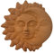 Toocook Soleil en Terre Cuite Artisanal pour décoration de Jardin et Maison, décoration Unique résistant aux intempéries (Sole e Luna 24 cm)