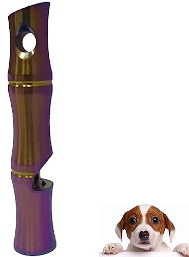 TODREMOU Hundepfeife Rütter Rückruf Metall-Hochfrequenter Ton, Professionelles Hundetraining, Kann Vom Menschlichen Ohr Gehört Werden (Muti-Colors X 1)