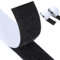 HOMMAND Klettband Selbstklebend Extra Stark, Doppelseitig Klebende mit Klettverschluss Selbstklebendes Klebepad Flauschband und Hakenband, Premium Klettverschluss selbstklebend, 50mm x 5m, Schwarz