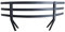 Unibos | Fire Grate, Fireplace Accessories, Harth Grates, Curved Side Coal Saver Clip on Grate, for Wood/Log Burner/Fireplace, Black - 16 Open