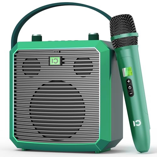 SHIDU Karaoke Machine with Wireless Microphone,Portable Karaoke Machine for Adults & Kids,PA Speaker System Support Deep Bass,Original popular,professional,RAP sound effects,Perfect for Home Party etc