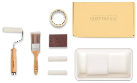 Rust-Oleum Ready to Roll - Eco Paint Kit (Small) - Kitchen Tile Gloss Warming Yellows