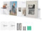 Hrokz Acryl Zeitschriftenhalter Wand (80cm/32in)