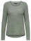 ONLY Onlgeena XO L/S Jersey Knt Noos Punto, Blanco (Sea Spray), XL para Mujer