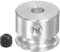 QUARKZMAN V-Typ Riemenscheibe 3,17 mm Bohrung 12 mm Außendurchmesser Einzelrille Aluminiumlegierung für 3MM PU Rundriemen Motorwellen-Bohrmaschine