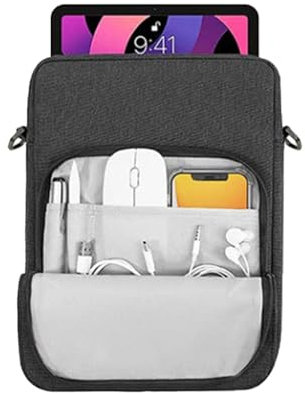 Shpuuyy Housse pour Tablette 13 Pouces | Étui de Transport avec Poignée et Bandoulière | Protection pour l'Extérieur et Les Voyages