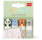 Legami - Keep in Mind Seitenmarker, 80 Seitenmarker Aufkleber (20 x 4), beschreibbare und entfernbare Aufkleber, Motiv Cute Animals, 7 x 5,5 cm