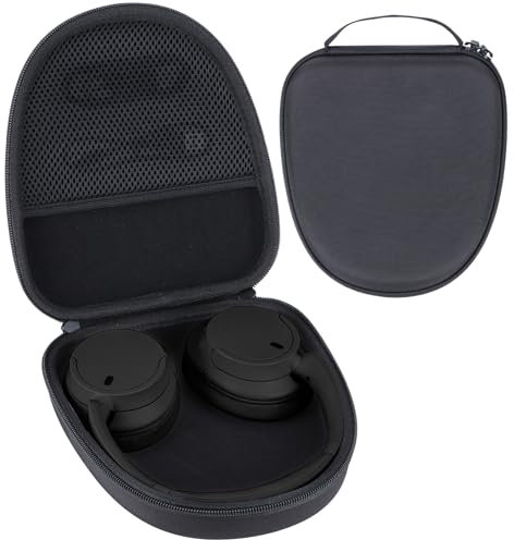 RIYADAone Hard Case Compatible with Sony WH-CH720N/CH520/H910N/CH700N/CH500/XB900N/CH710N/XB910N Noise Cancelling Over Ear Headphones (Black)