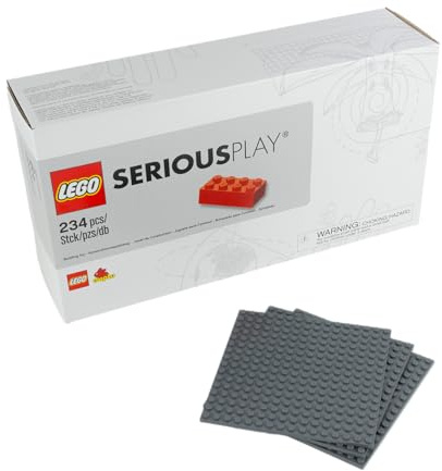 LEGO® Serious Play 2000414 Starterset mit 3 Platten – Das ideale Set für kreative Workshops, Teambuilding und nachhaltige Problemlösung – Jede Mischung individuell zusammengestellt