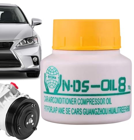 Olio compressore per auto, lubrificante a prova di perdite, di lunga durata, per condizionatori d'aria, strumenti ad aria compressa, lubrificante, per camion, berline, SUV, frigoriferi, congelatori