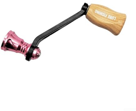 Per Fuego Exceler Caldia Prorex Mulinello Da Pesca Manopola In Fibra di Carbonio Manico Con Per Doppi Cuscinetti Rosso Oro Nero Viola Argento Rosa Grigio Singolo Rocker Braccio Parte