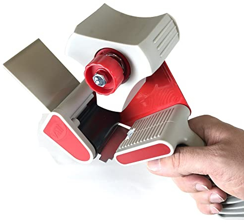 PAMPOLS Handabroller | Professioneller, robuster Abroller für Klebebänder | Für Paketbänder mit bis zu 50 mm Breite | Für den industriellen Gebrauch geeignet |Profi-Qualität | 50 mm brite
