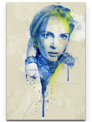 Paul Sinus Art Uma Thurman II 90x60cm auf Leinwand gespannt fertig zum aufhängen