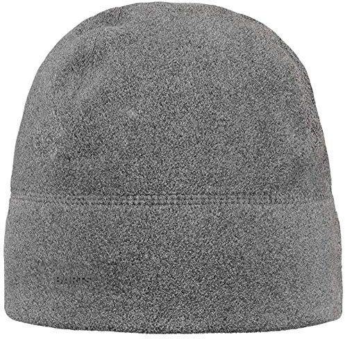 Barts Basic Beanie Grau - Klassische einfarbige Wintermütze, Größe One Size - Farbe Heather Grey