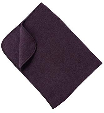 Babydecke Fleece, Engel Natur, 100% Schurwolle, 3 Farben (80X100, Lila Melange)