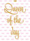 10er-Pack: Postkarte A6 +++ LUSTIG von modern times +++ QUEEN OF THE DAY +++ MODERN TIMES © GOLD
