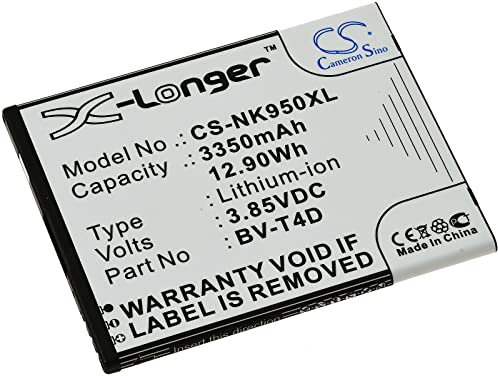 Powerakku für Handy, Smartphone Nokia Lumia 950 XL, 3,85V, Li-Ion