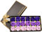 Txyk 18pcs Rose Soap Blumen in GeschenkBox, Faszinierende Duft von Rosen, Hübsche Form, Farbverlauf Farbe (Lila)
