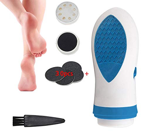 MIAOZHANG Pédicure Électrique Professional Râpe à Pieds pour Peaux Dures, Électrique Anti-callosité Portable Épilateur de Callosités