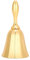 Handglocke Schulglocke Mahlzeitglocke Tischglocke Klassische Metallhandglocke Kreative Bar Handbell Abendessen Handbell für Home Bar Hotel Theke Empfang Restaurant Hochzeitsveranstaltungen(Golden)