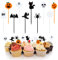Kesote Cupcake Topper Halloween Kuchendeko 100x Fruit Picks Kuchen Dekoration Tortenstecker Kinder Party (10 Motive)