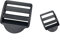 10pcs Plastic Black Ladder Lock Slider Adjustable Buckle PETMALL for 3/4'' 1'' 1-1/4'' 1-1/2'' 2'' Backpack Straps Webbing Parts (50mm) ET476,ET472
