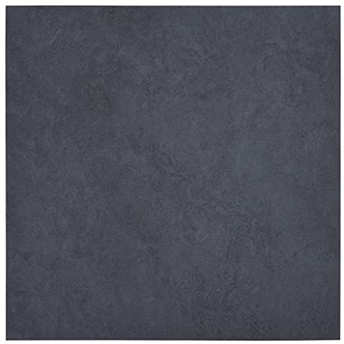 HOMIUSE Laminat Dielen Selbstklebend 5,11 m² PVC Schwarzer Marmor PVC Bodenbelag Selbstklebend Laminatboden Fliesenaufkleber Holzoptik Wandverkleidung Holz Bodenfolie Selbstklebend für Wohnzimmer