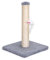 Nobleza – Poste rascador para Gatos de sisal con Juguete, Pequeño, Color Gris. Medidas: 25 * 25 * 35 cm