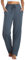 Vlazom Damen Schlafanzughose Modal Lang Weich Loungehose Freizeithose Yogahose Nachtwäsche Hosen mit Taschen Pyjamahose mit geradem Beinil（M，Dunkelgrau）