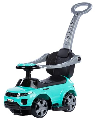 moovkee. Rutschauto ab 1 Jahr – Rutscherfahrzeug Kinder bis 25kg mit Kippsperre und Gummiräder - Stabil und Sicher Baby Car Leise und Zerkratzt die Platten Nicht - für Drinnen und Draußen