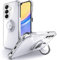 Silverback für Samsung Galaxy A15 5G Hülle, Handyhülle mit 360° Ring Halter Schutzhülle TPU Cover Stoßfester Stoßfänger Weiche Dünn für Samsung A15 5G Case - Transparent