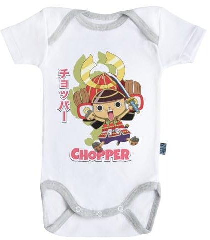 Chopper Costume Uchiiri - Body bébé Manches Courtes - One Piece (3-6 Mois)