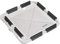 Bernina Kleiner Klemmen-Stickrahmen, 165 x 165 mm, weiß, Kunststoff, Quadratisch
