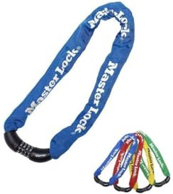 MasterLock Kettenschloss, 4-stellig, 90cm, Farbe