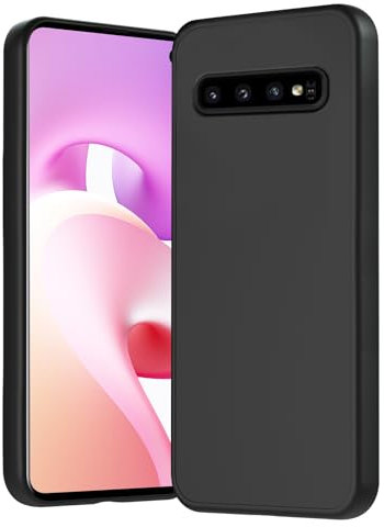 Agedate Dünn Handyhülle für Samsung Galaxy S10, Antikratzer, Anti-Schock, Anti-Rutsch Schutzhülle, Unterstützt kabelloses Laden,Anti-Fingerabdruck Fallschutz Handyhülle für Samsung S10