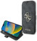 CG MOBILE Guess GUBKP16L4GMGGR Hülle für iPhone 16 Pro 6.3 Schwarz Book 4G Metal Logo