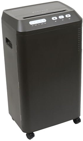 ProfiOffice® P5 Micro Cut Aktenvernichter Alligator 818 CC+, 18 Blatt Partikelschnitt, 2 x 10 mm Kreuzschnitt, CD/DVD, 60 Min Dauerbetrieb (91953)