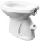 Barbottina Vaso wc a terra in ceramica bianca a due fori di scarico