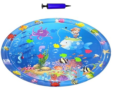 Pet Cooling Mat - Dog Cool Mat | Cool Mat For Cats | Cooling Mat For Cats | Pet Cooling Mat For Cats | Anti-Scratch Cool Mat For Dogs 39.37x39.37 Inches | Inflatable Pet Ice Pad With Pump Interactive