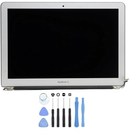 TopFull Pantalla de repuesto para MacBook Air de 13.3 pulgadas A1466 mediados de 2013 principios de 2014 principios de 2015 2016 2017 LCD LED Display Assembly Part 661-02397 661-7475