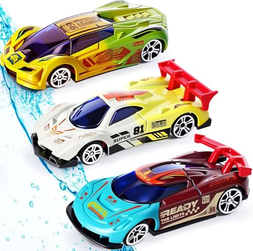 LUYANFX 3 Stück Auto Spielzeug, Mini Racers Spielzeugauto Set, Fahrzeuge Spielzeugautos Modell Kinder, Geschenk für Kinder ab 3-10 Jahre (A)