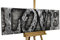 KunstLoft Metallbild 3D | 100% HANDGEFERTIGT | 144x44x6cm | Wandbild Metall Deko 'More Than Letters' | Liebe | Grau | Metall Wanddeko Wohnzimmer