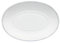Costa Nova, Friso Kollektion, Steinzeug Geschirr, Platte, oval, weiß, 30 cm