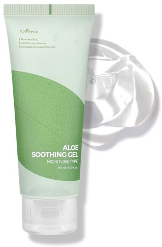 IsNtree Aloe Soothing Gel, Moisture 150ml, 5.07 fl.oz | Aloe vera 80% | Comforts sensitive skin | Refreshes & Hydrates the skin